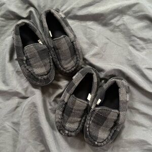 Plaid Black Loafers bundle of two pairs